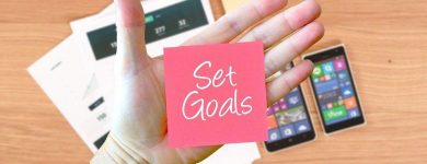 Goals, Setting, Office, Work, Note, Hand Writting