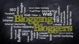 Blogging, Blog, Social Media, Chalk Blackboard